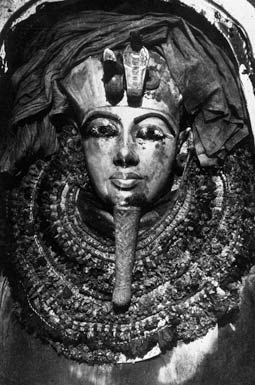 Первая в мире фотография всемирно известного третьего саркофага Тутанхамона.