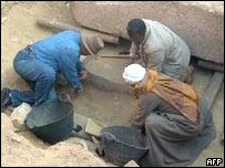 Открытие мумии в Египте